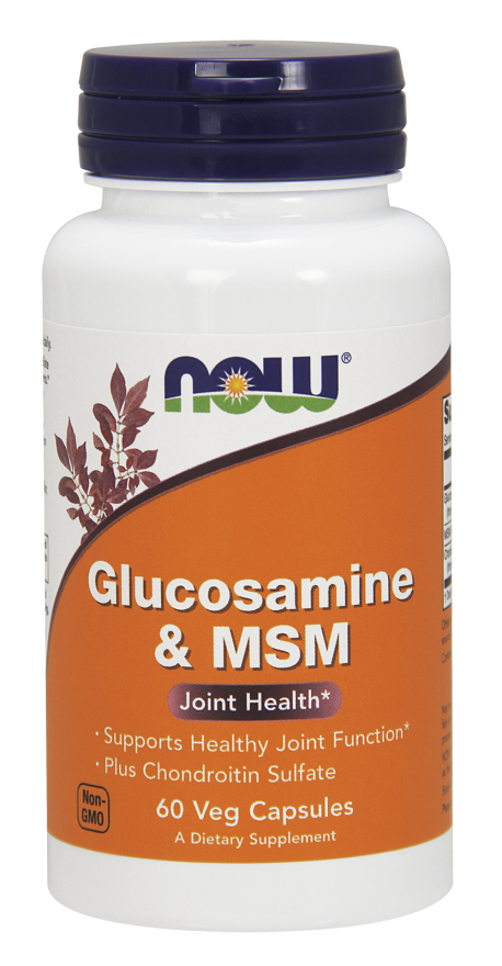 Glucosamine and MSM with chondroitin 60capsules